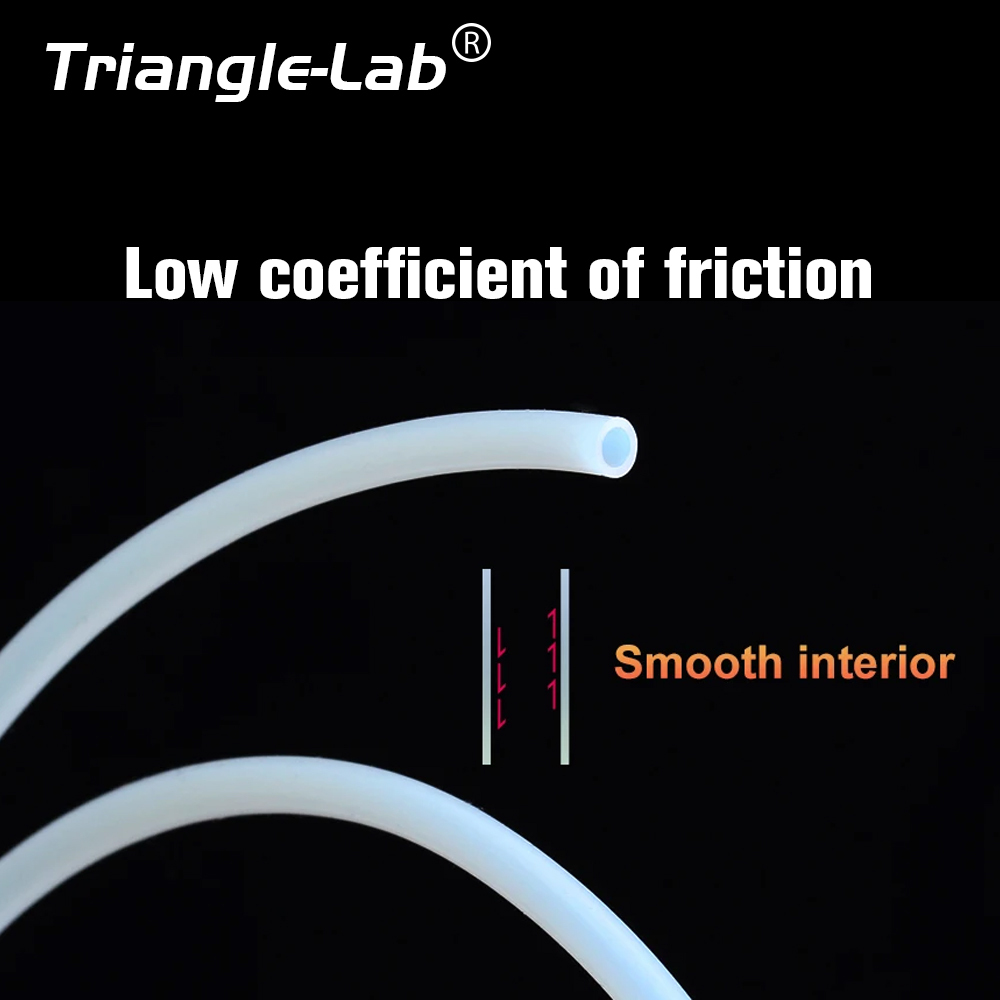 3x4mm 2x3mm 2.5x4mm 2x4mm White PTFE TUBE  Teflonto For Bambu Lab BMUC