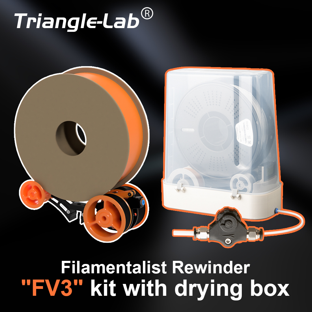 FV3 Full Kit  ERCF V2 4L dry box Enraged Rabbit Filamentalist Passive Rewinder