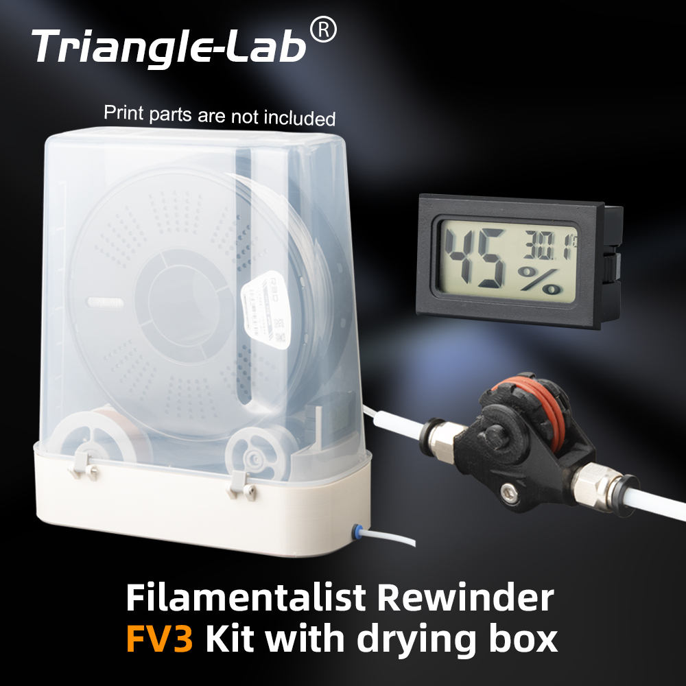 FV3 Full Kit  ERCF V2 4L dry box Enraged Rabbit Filamentalist Passive Rewinder
