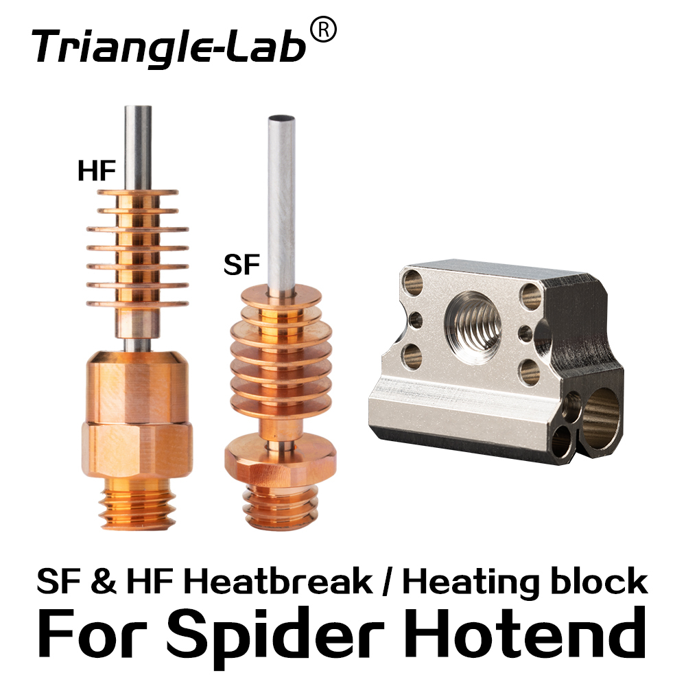 SF & HF Heatbreak / Heating block For Spider Hotend