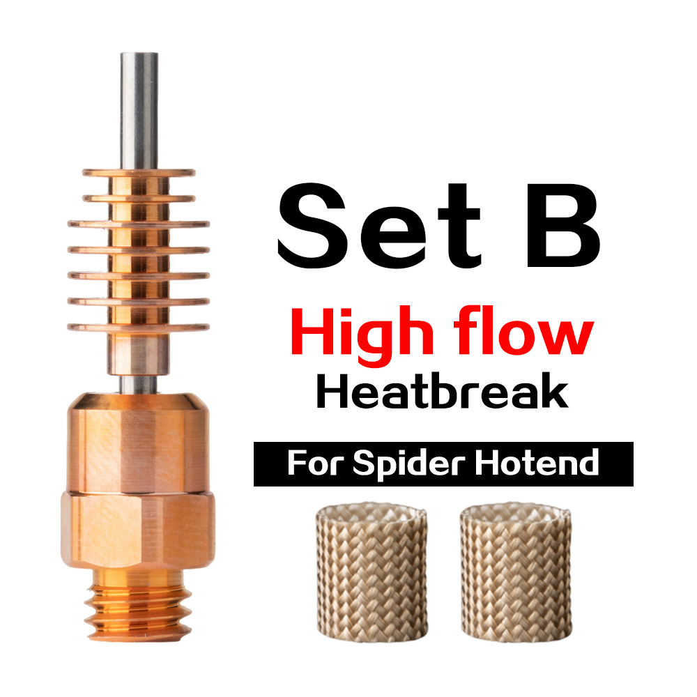 SF & HF Heatbreak / Heating block For Spider Hotend