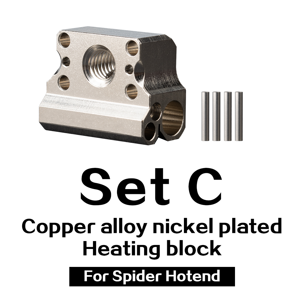 SF & HF Heatbreak / Heating block For Spider Hotend