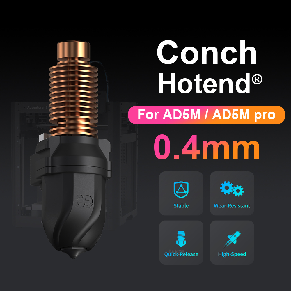 Trianglelab＆Phaetus Conch Hotend® Perfect Fit for Flashforge AD5M/AD5M pro