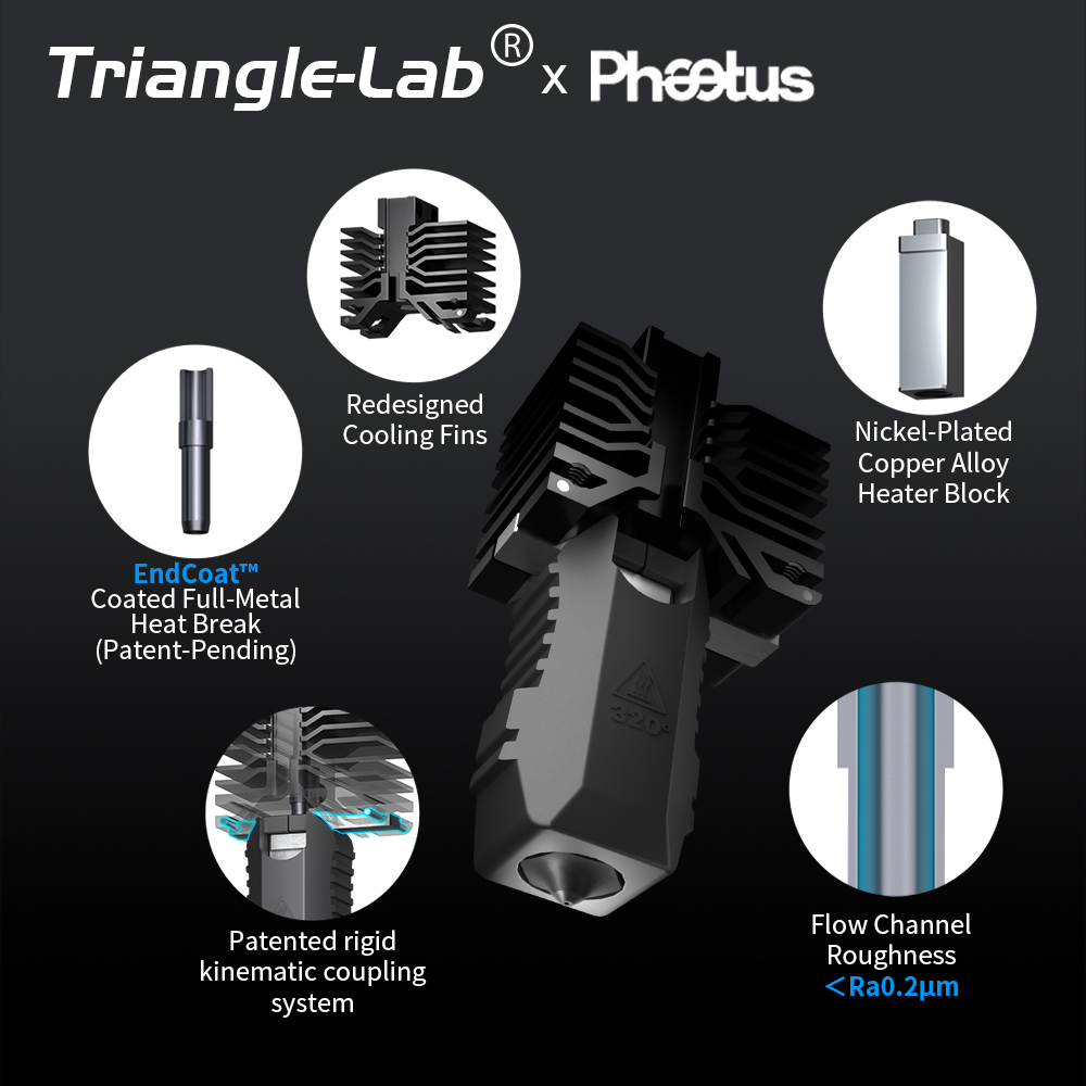 Trianglelab＆Phaetus Conch Hotend Perfect Fit for QIDI Plus4