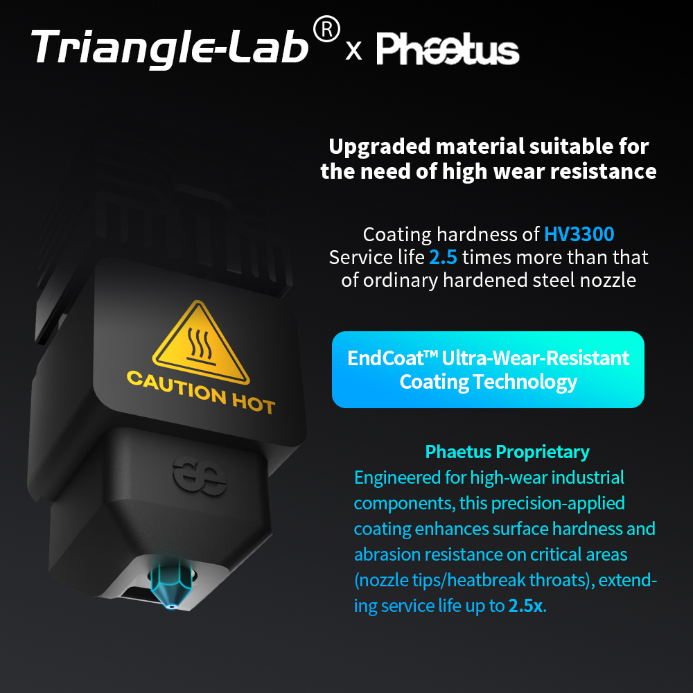 Trianglelab＆Phaetus Conch Hotend Perfect Fit for H2D/A1/A1 mini