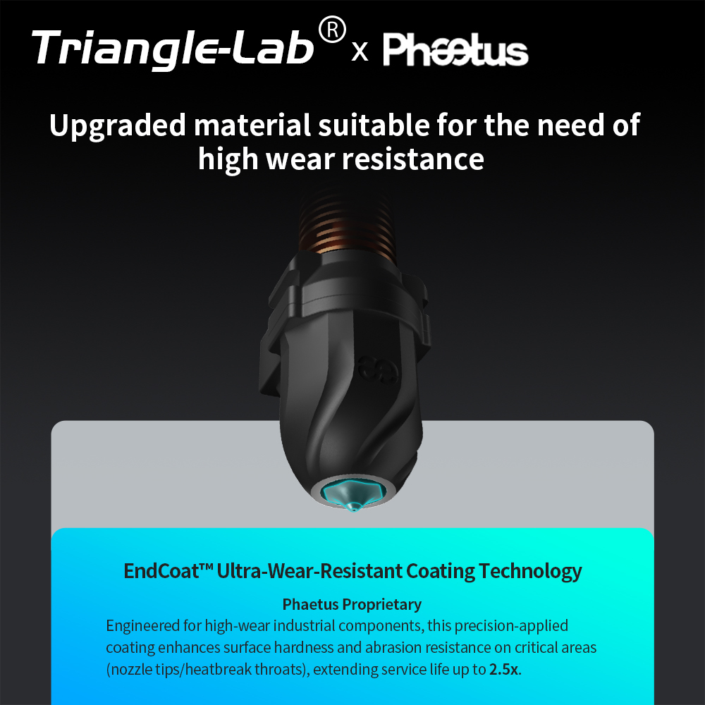 Trianglelab＆Phaetus Conch Hotend® Perfect Fit for Flashforge AD5M/AD5M pro