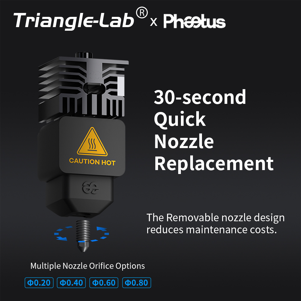 Trianglelab＆Phaetus Conch Hotend Perfect Fit for H2D/A1/A1 mini