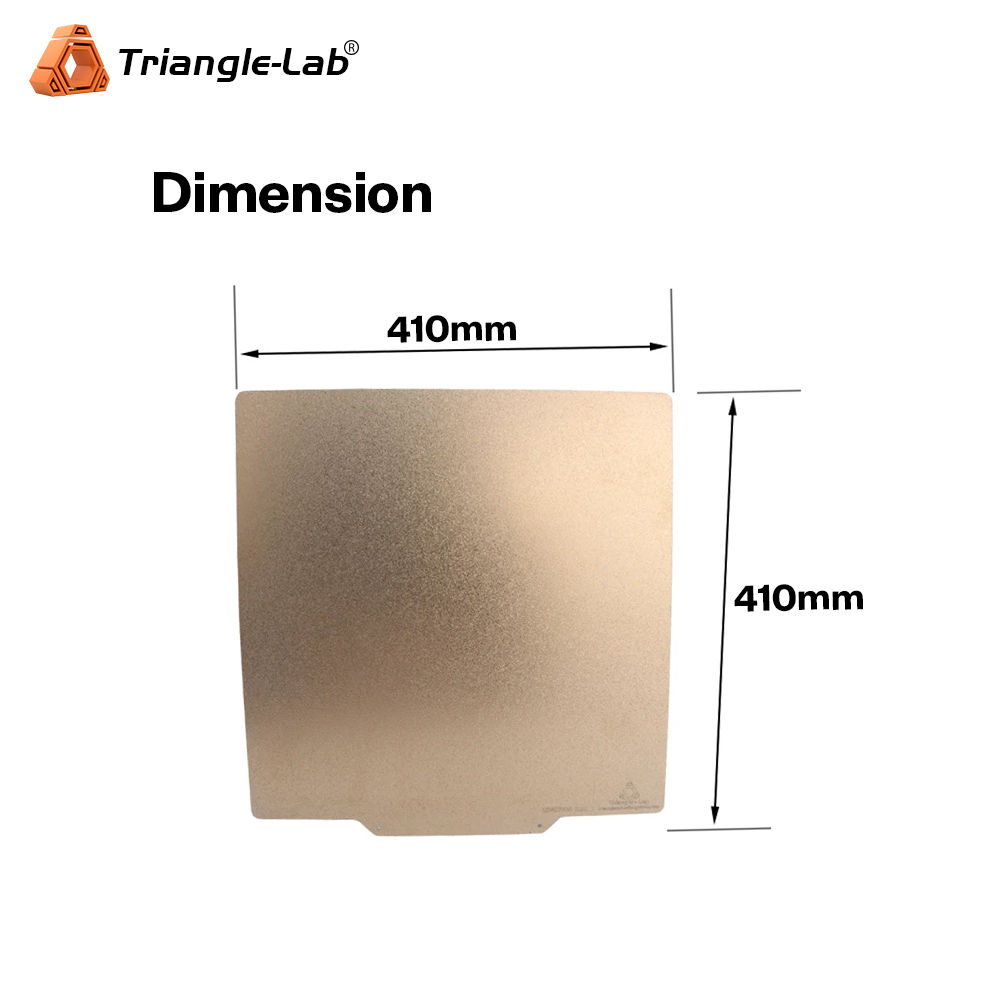 Textured PEI Spring Steel Sheet 410x410mm