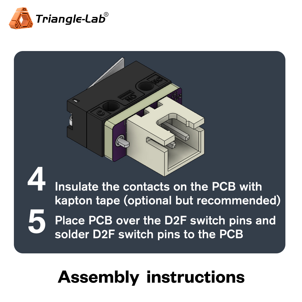 20 PCS D2F to JST adapter PCB