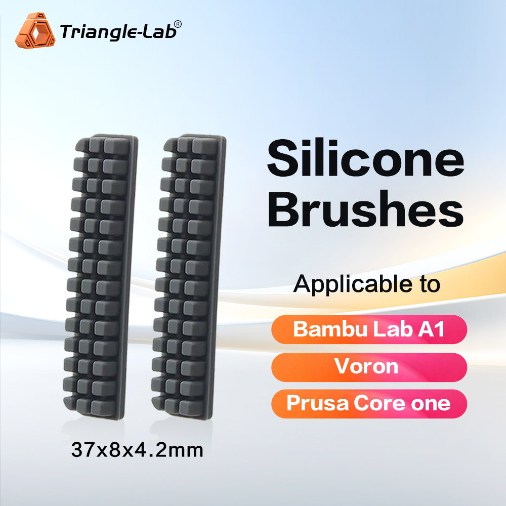 Silicone Brushes for A1 / Voron / Prusa Core one