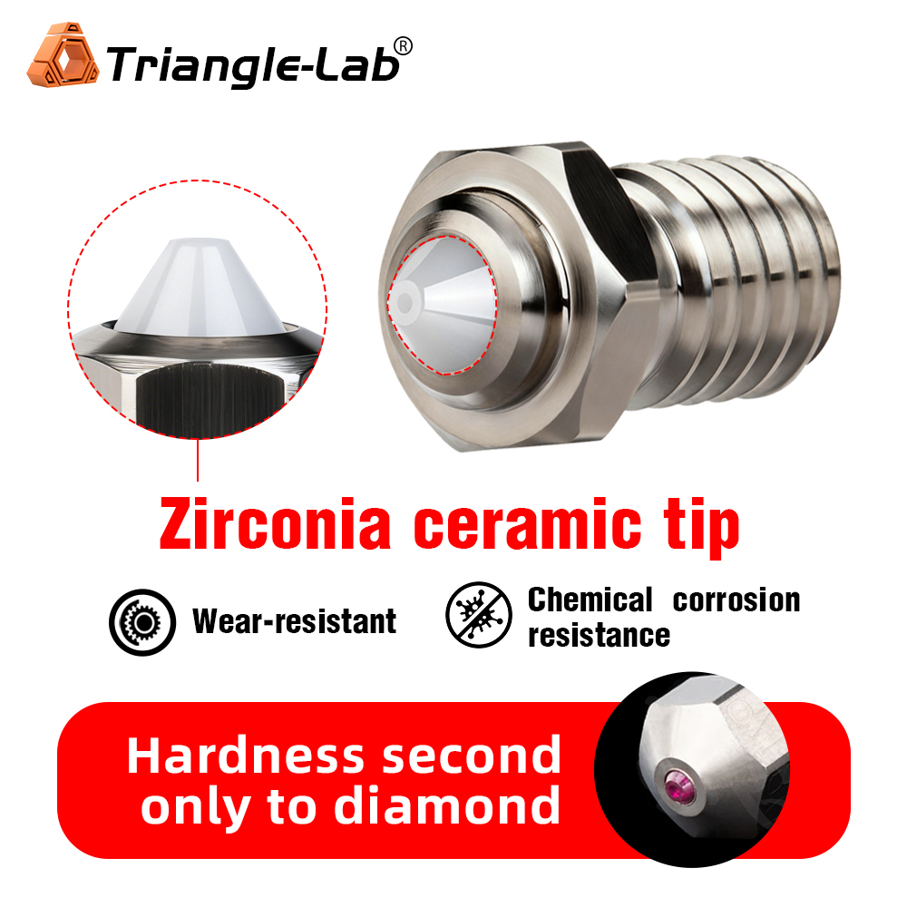 V6 Volcano TZ K1C K2 Zirconia ceramic tip nozzle
