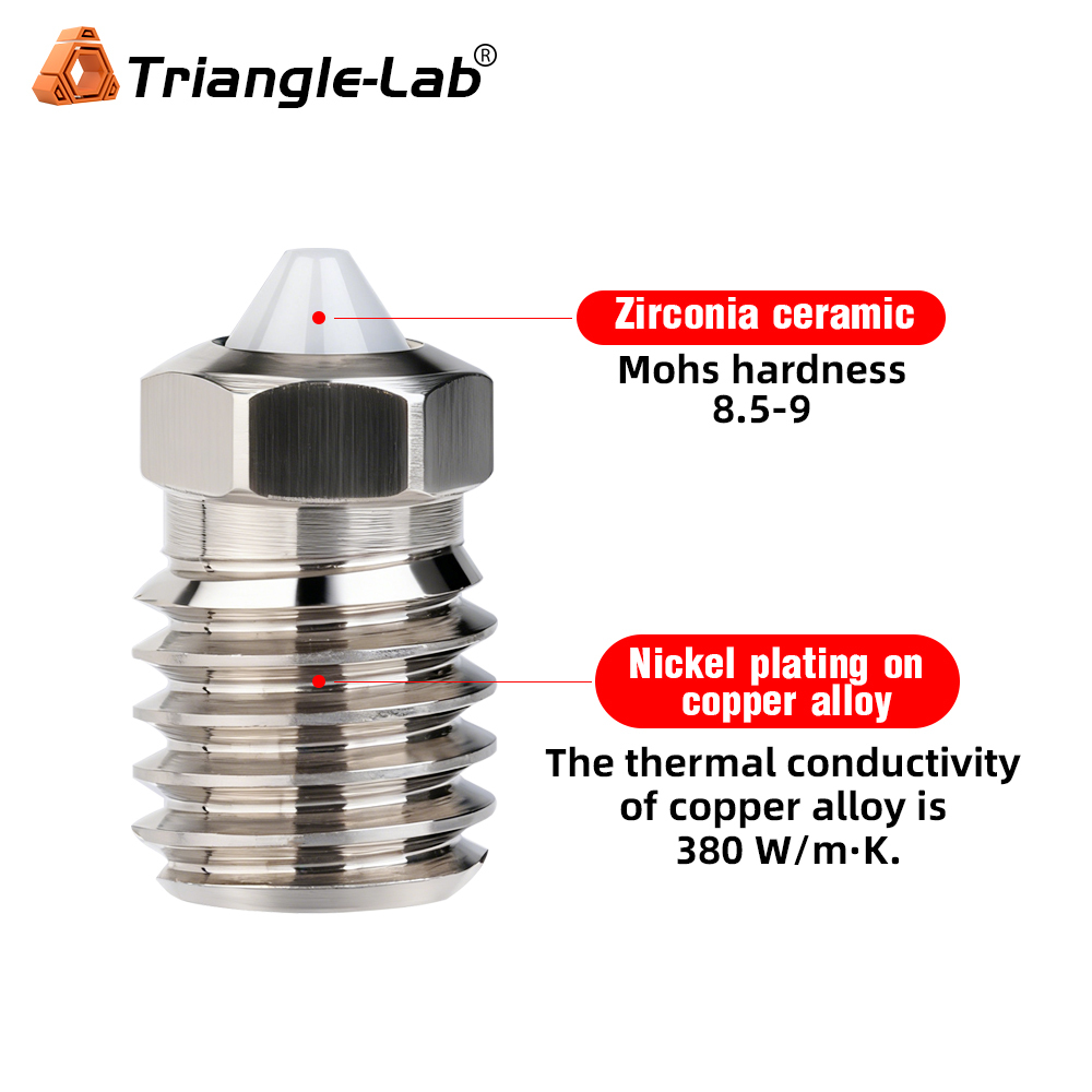 V6 Volcano TZ K1C K2 Zirconia ceramic tip nozzle