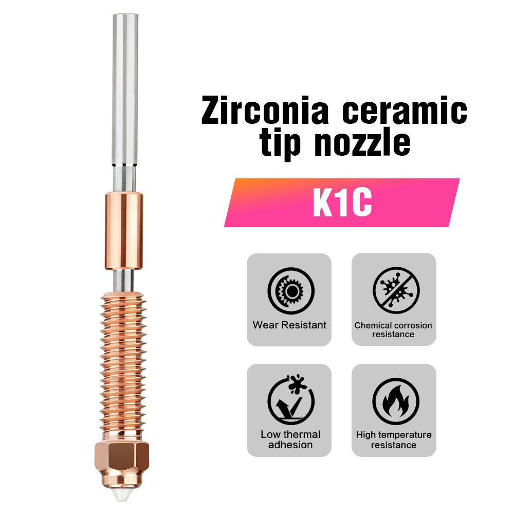 V6 Volcano TZ K1C K2 Zirconia ceramic tip nozzle