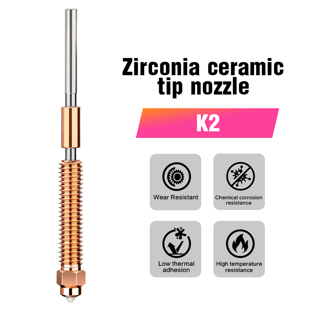 V6 Volcano TZ K1C K2 Zirconia ceramic tip nozzle