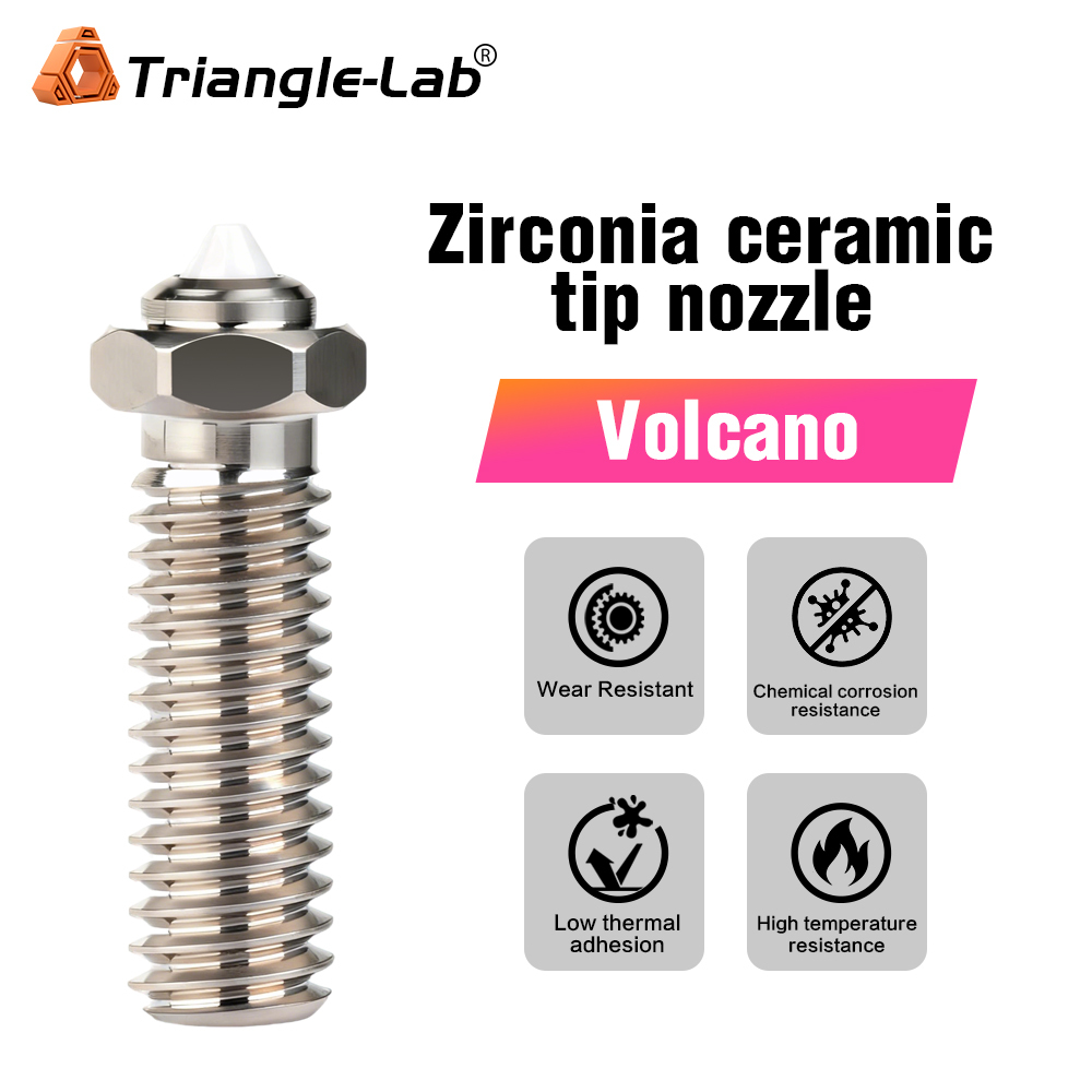 V6 Volcano TZ K1C K2 Zirconia ceramic tip nozzle