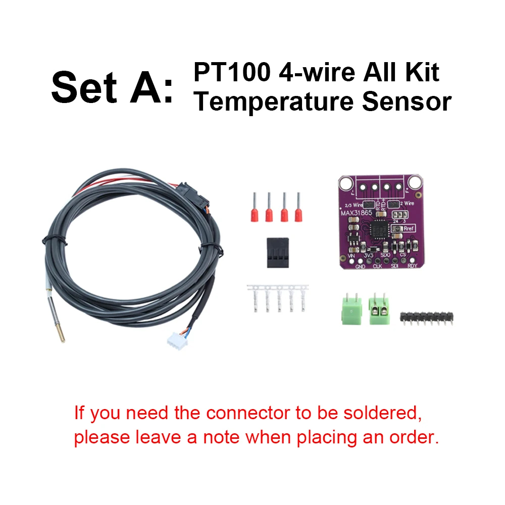 PT100 4-wire Detachable
