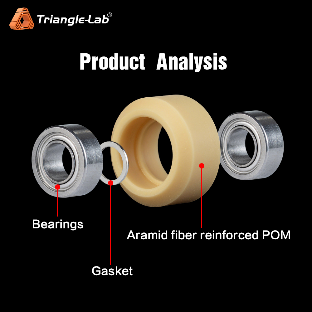 Micro V Wheel For Mini V gantry slide plate