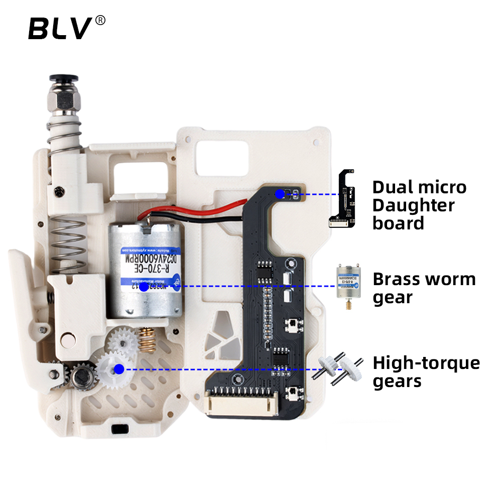 BMCU 370C DM 370C Dual micro switch High torque version 370X49E Automatic filament intake Built-in Type-C for A1 A1 mini