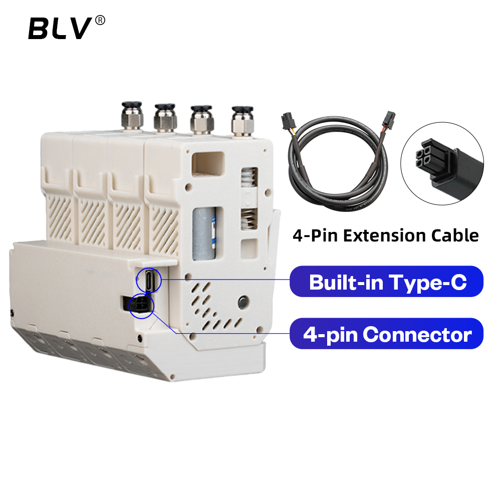 BMCU 370C DM 370C Dual micro switch High torque version 370X49E Automatic filament intake Built-in Type-C for A1 A1 mini