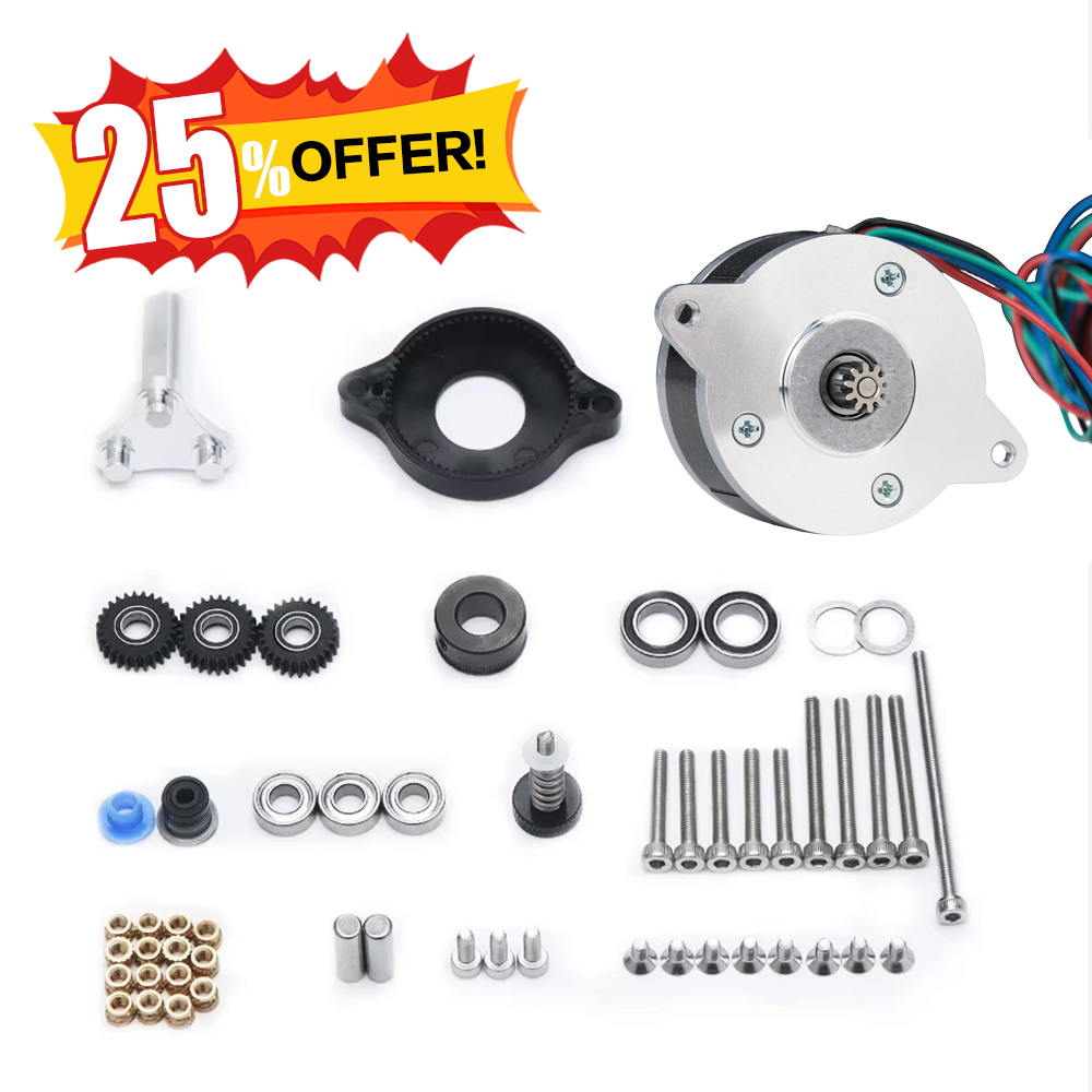 7.5:1 Planetary reduction extruder kit for voron stealthburner and sherpa mini extruder