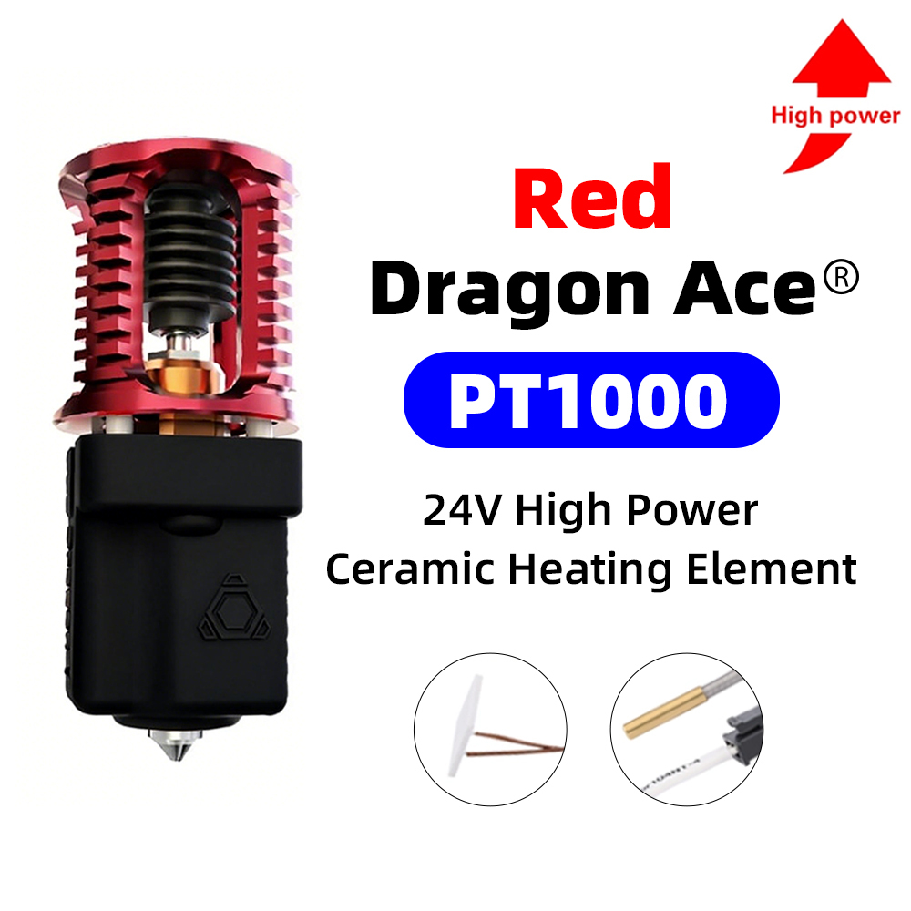 Dragon ACE ® Volcano Hotend  Dragon ACE ®  Hotend Upgrade High power