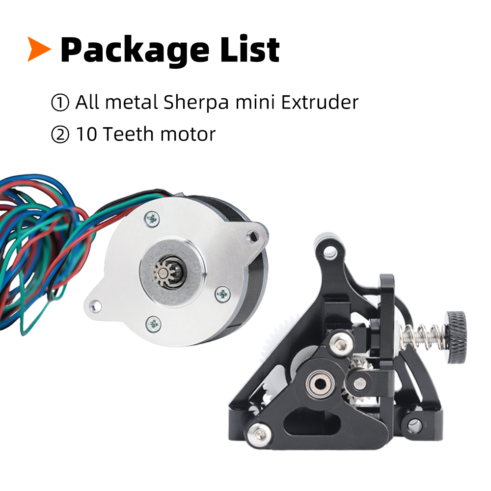 All Metal Sherpa Mini 10 Teeth Extruder