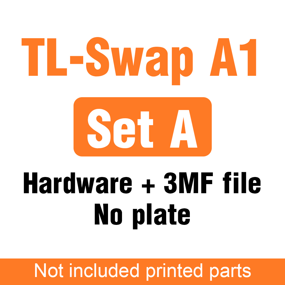 TL-Swap A1 adfd-on for BambuLab A1 3D Printer can be used with BMCU 370C kit