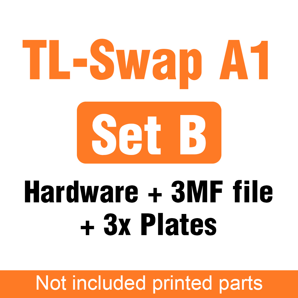 TL-Swap A1 adfd-on for BambuLab A1 3D Printer can be used with BMCU 370C kit