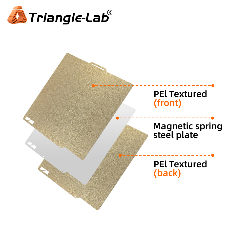 256x256mm PEI textured spring steel sheet for Swapmod A1