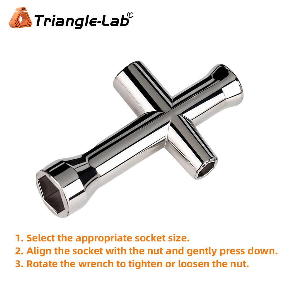 Mini Cross-Head Socket Wrench four size