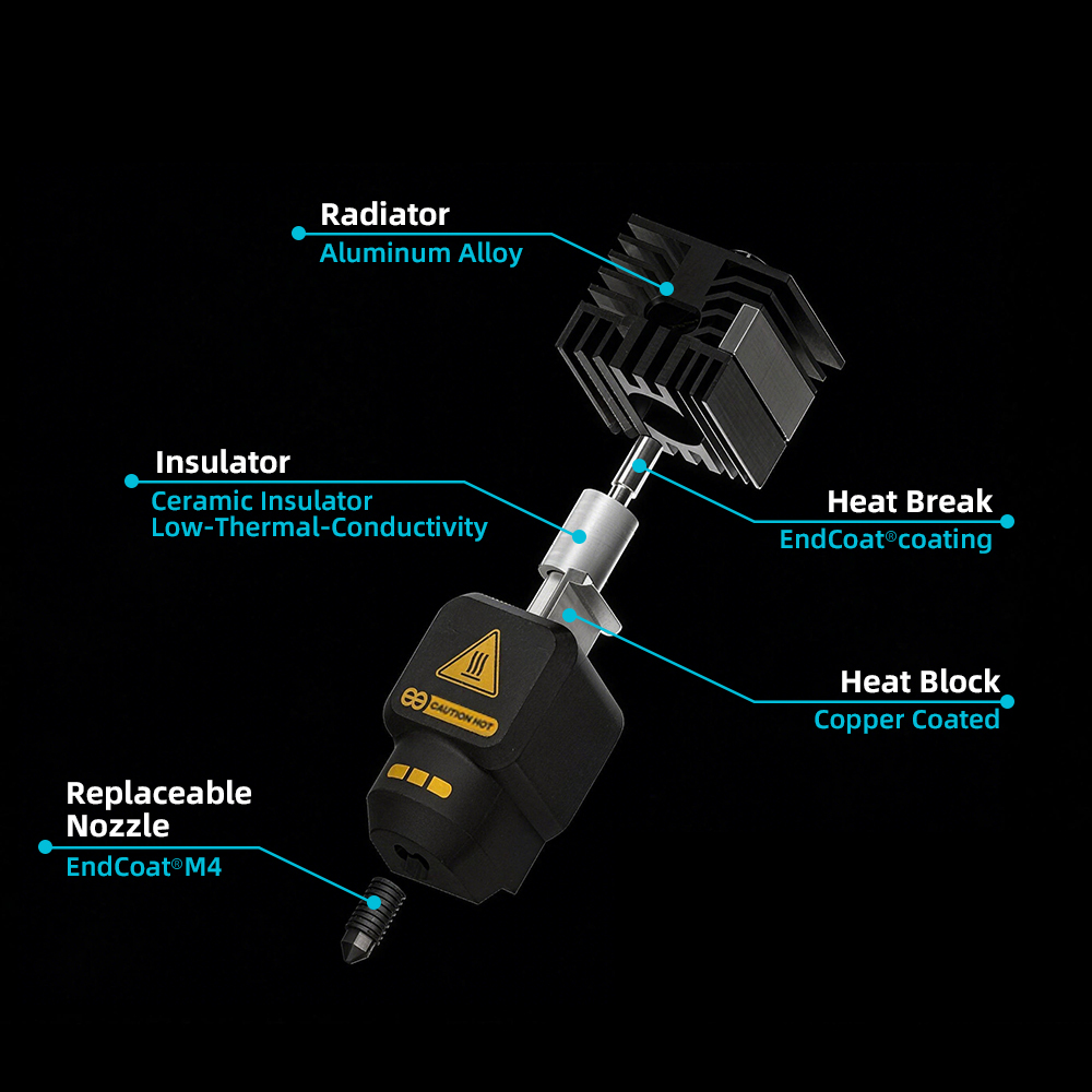 Conch Hotend®M4 For Bambu Lab P2S hotend