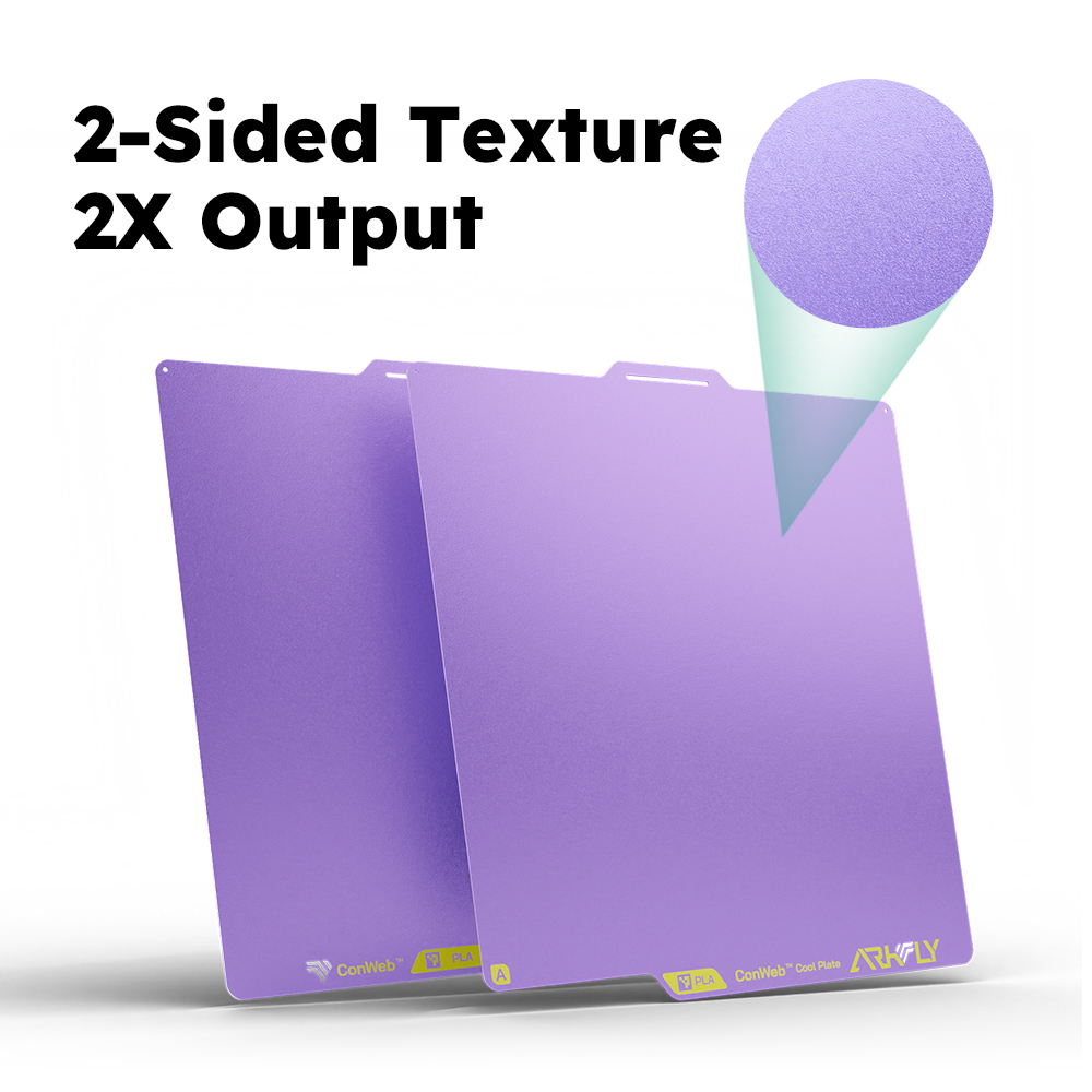 270x270mm for Snapmaker U1 256x256mm for P2S POPWEB™ Cool Plate
