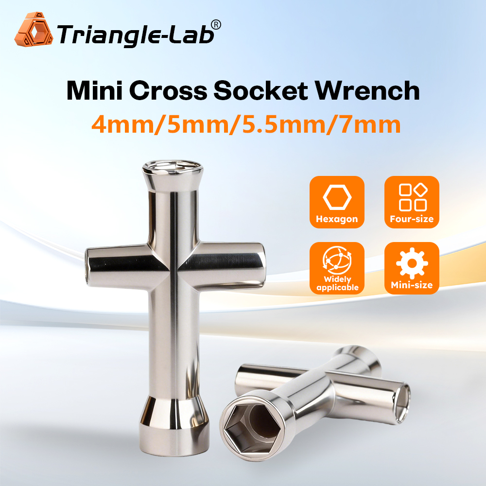Mini Cross-Head Socket Wrench four size