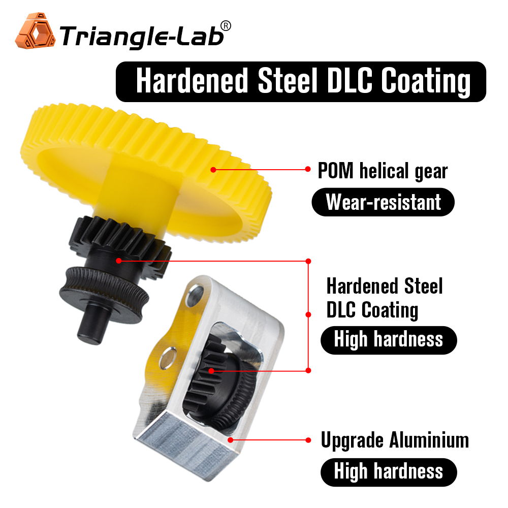 Extruder Gear Assembly For Bambu Lab P2S