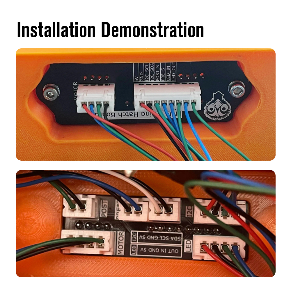 EMU Wiring Hatch Board & LED PCB