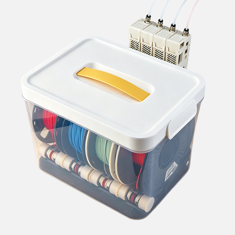 4-Spool Passive Rewinder Filamentalist Filament Holder for 12.5L Sealed Box