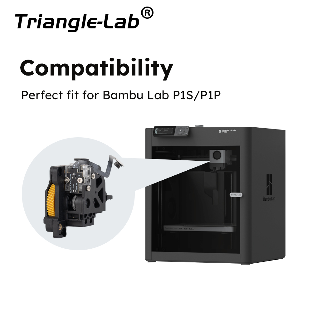 For Bambu Lab P1S P1P Extruder with filament Sensor