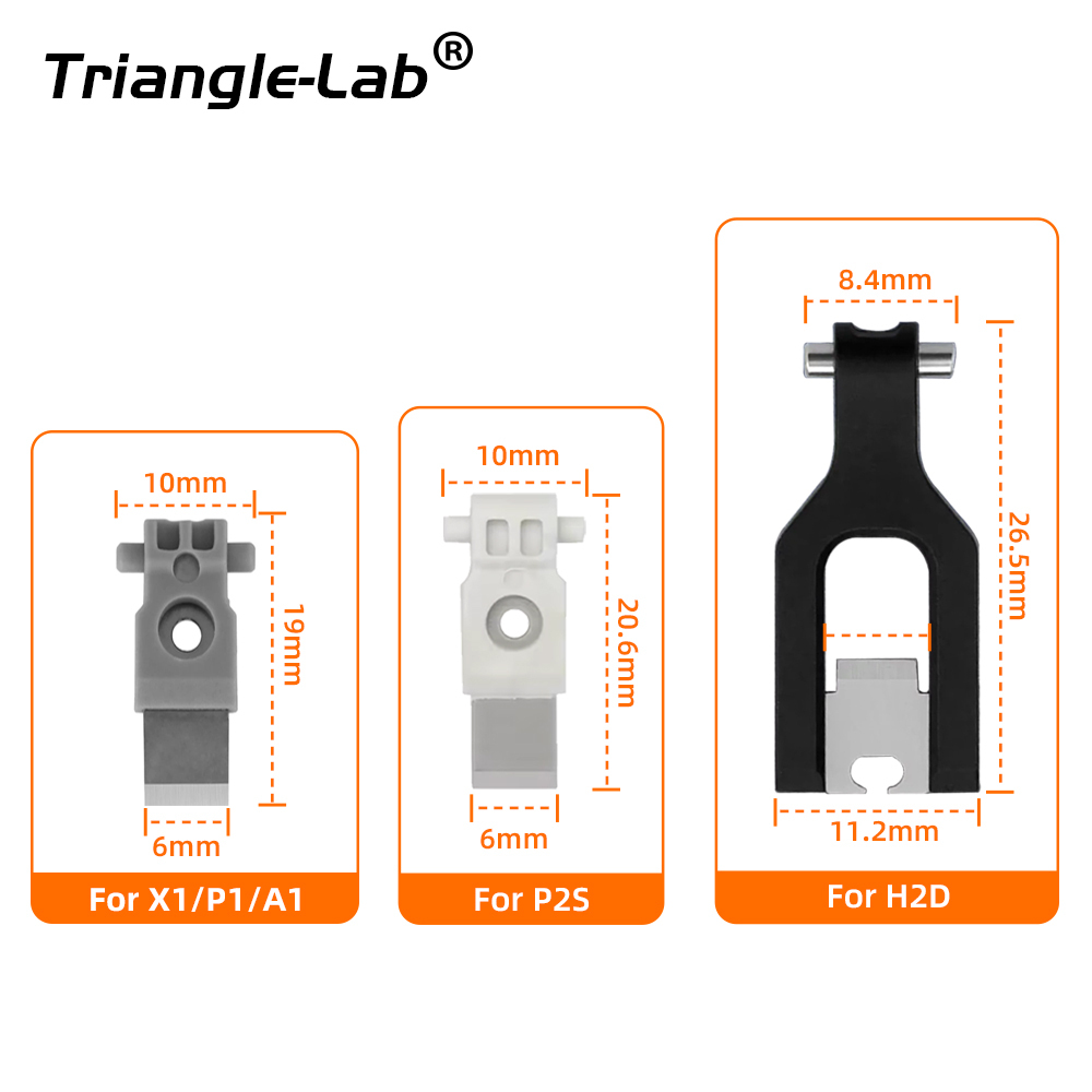Filament Cutter for Bambulab X1/P1/A1 Series P2S H2D