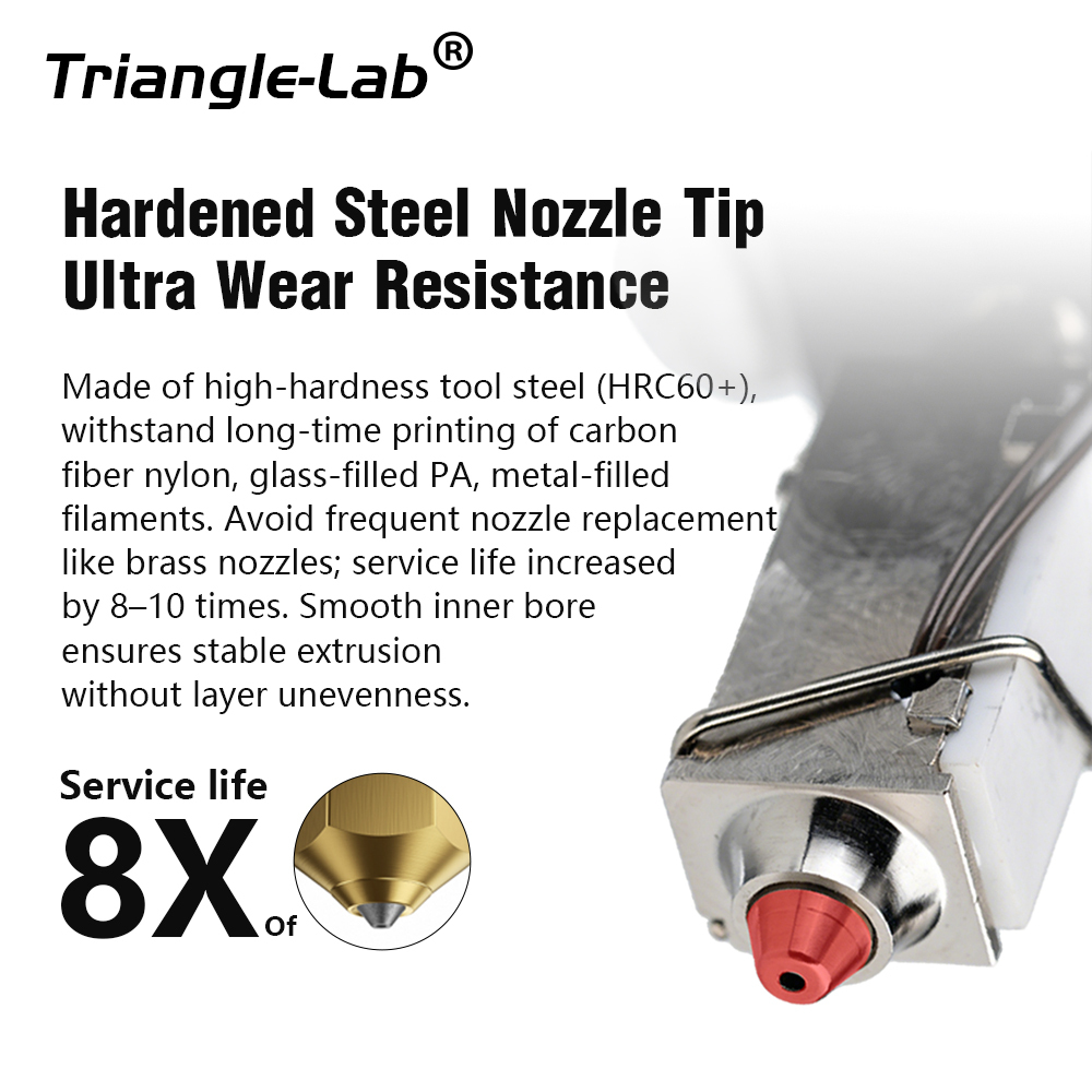 Hardened Steel Hotend Assembly For Snapmaker U1