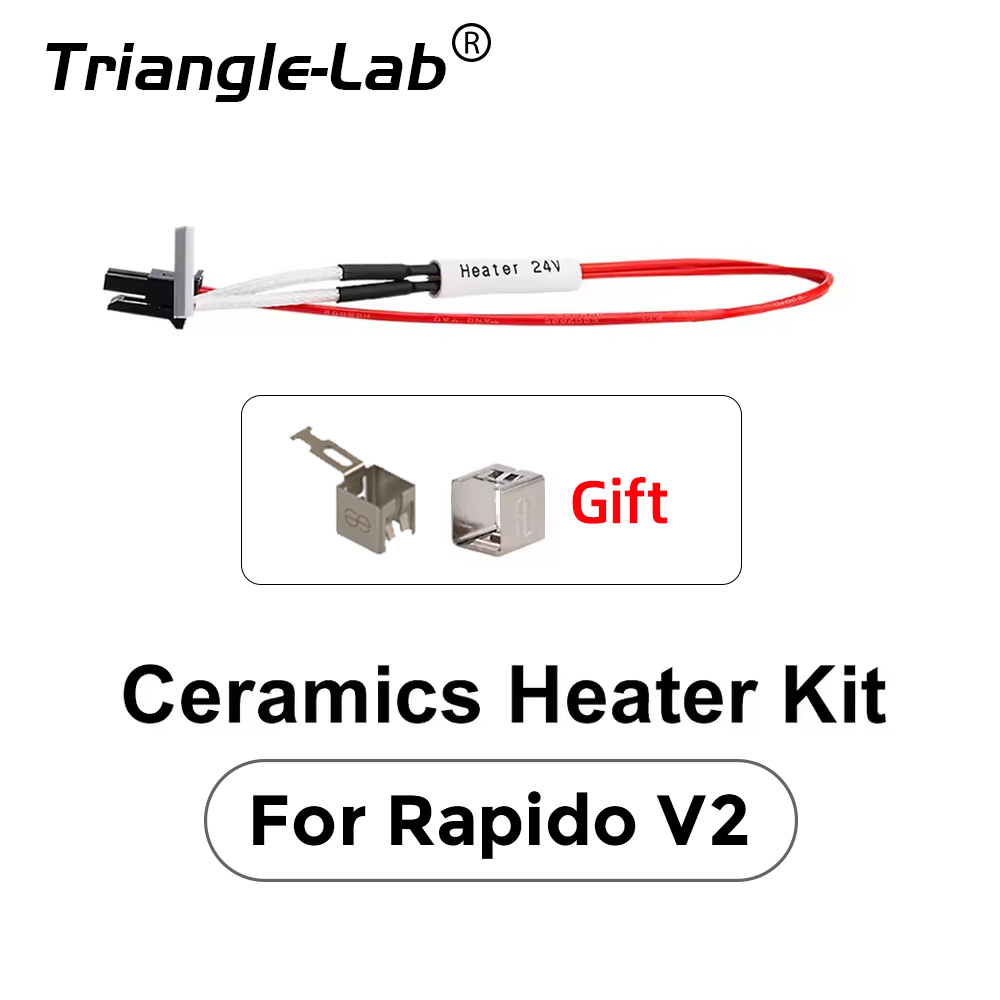 Rapido V2.0 Heater cartridges thermistor Heatblock