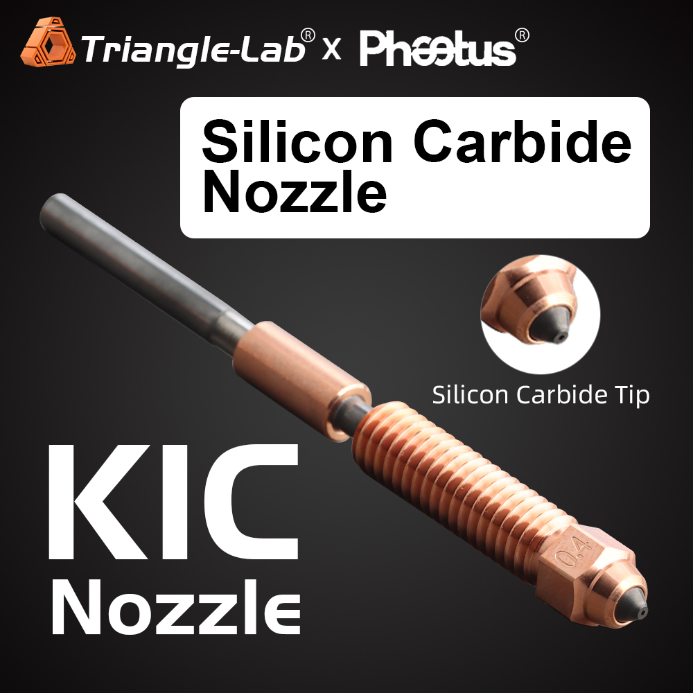 EndCoat™ Nozzle Silicon Carbide Nozzle for Creality K1C/K1MAX/Ender-3 V3/Ender-3 V3 Plus