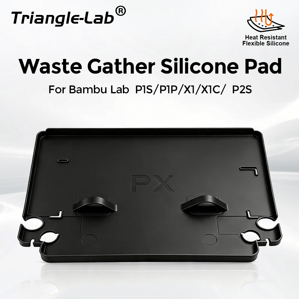 Filament Waste Gather Silicone Pad For Bambu Lab P1S P1P X1 X1C P2S