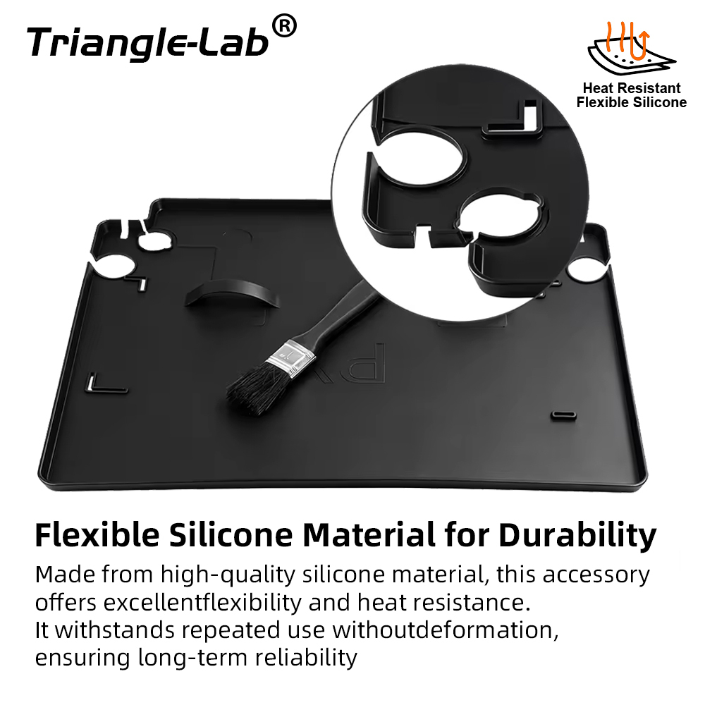 Filament Waste Gather Silicone Pad For Bambu Lab P1S P1P X1 X1C P2S