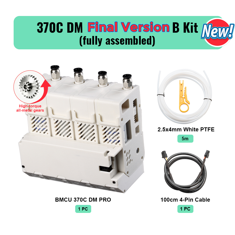 BMCU 370C PRO / 370C DM PRO AMS High Torque with Dual Microswitch Automatic Feeding MMU Solution for A1/X1/P1