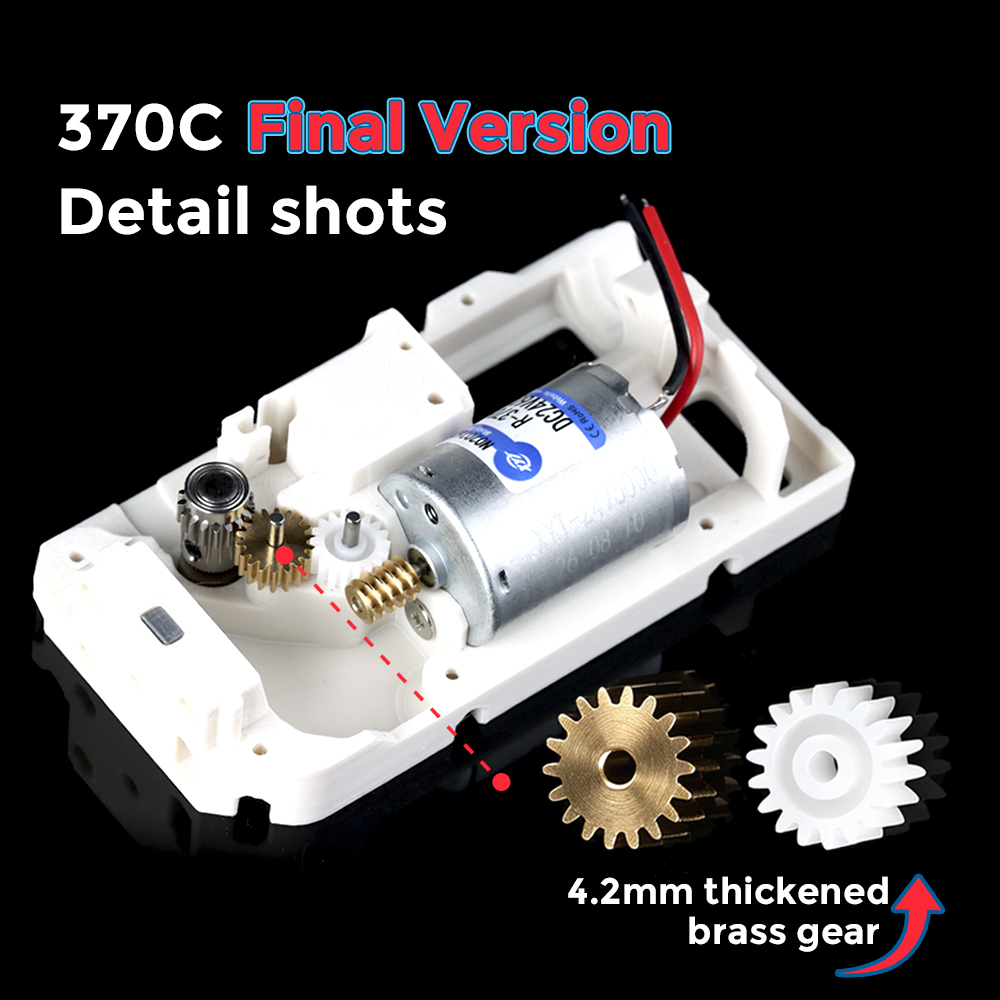 BMCU 370C Final Version Brass Gear 370C DM Metal Gears