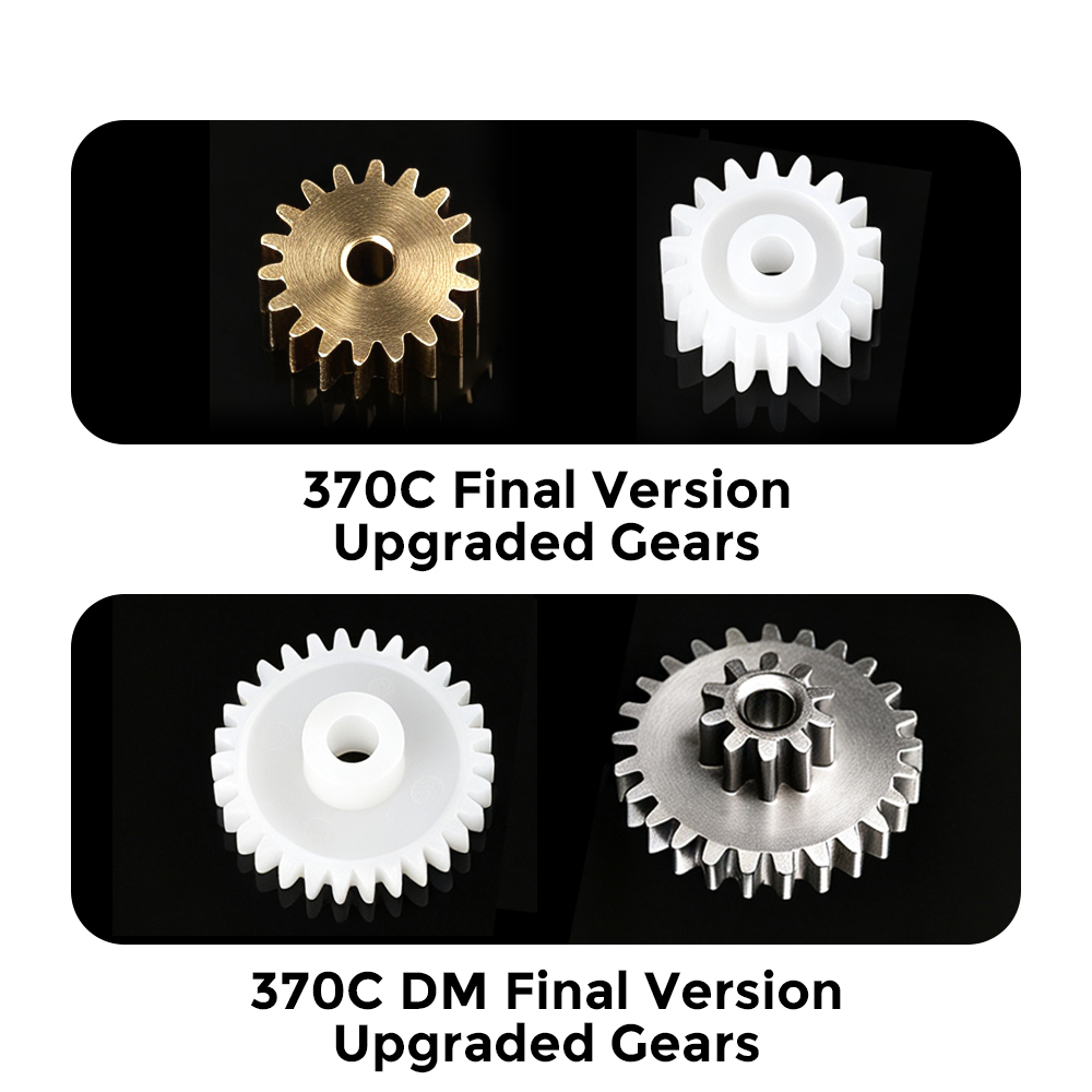BMCU 370C Final Version Brass Gear 370C DM Metal Gears