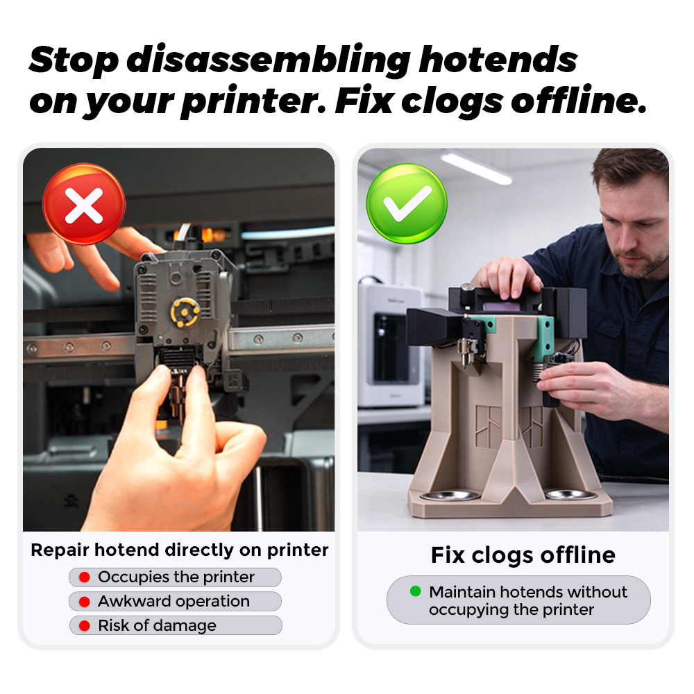 NRS-PA2 Bambu Nozzle & Hotend  Repair Station