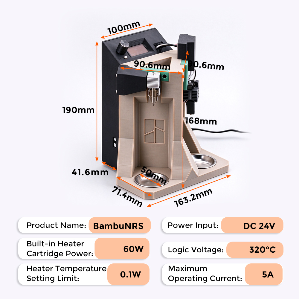 NRS-PA2 Bambu Nozzle & Hotend  Repair Station