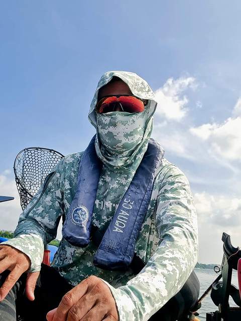 RiverRuns Long Sleeve, Hooded Fishing Shirt, W/ UPF 50+ Sun Protection.