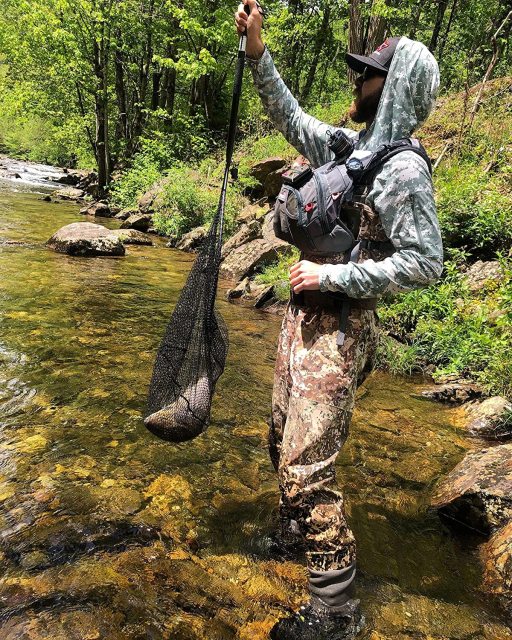 RiverRuns Long Sleeve, Hooded Fishing Shirt, W/ UPF 50+ Sun Protection.